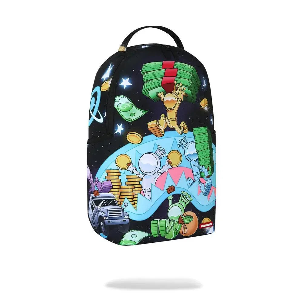 Sprayground Astro Crew Backpack Unisex Multi Space Stacks Shoulder Strap SPR316